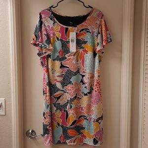 MSK Crepe Ruffle Sleeve Floral Dress🌹